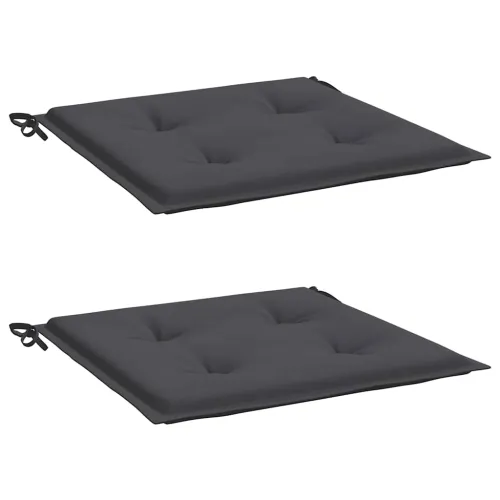 Jastuci za vrtne stolice 2 kom antracit 40x40x3 cm od tkanine - Antracit 40 x 40 x 3 cm 2 Cijena