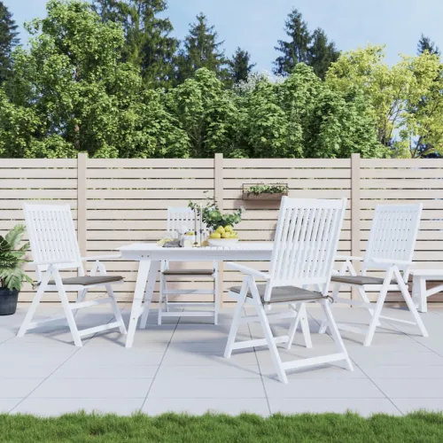 Jastuci za vrtne stolice 4 kom sivi 50 x 50 x 3 cm od tkanine - Siva 50 x 50 x 3 cm 4 Cijena