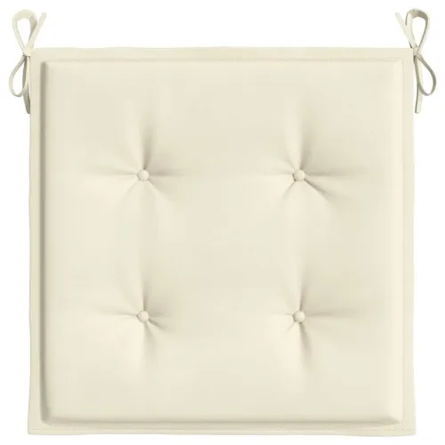 Jastuci za vrtne stolice 6 kom krem 50x50x3 cm tkanina Oxford - Krem 50 x 50 x 3 cm 6 Cijena