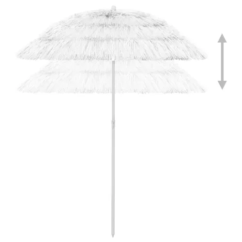 Suncobran za plažu Hawaii bijeli 180 cm - Bijela 180 cm 1 Cijena
