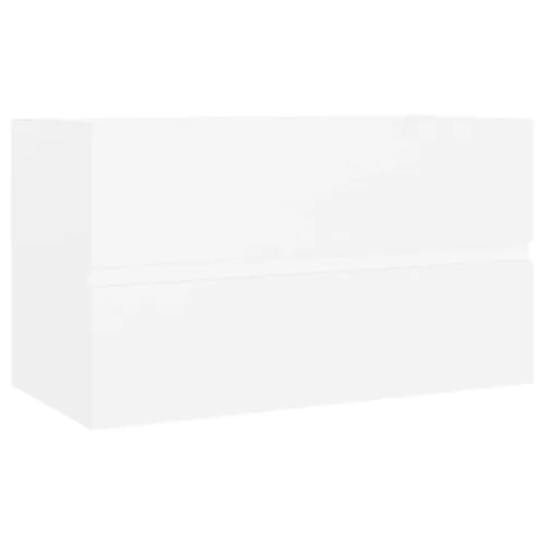 Ormarić za Lavabo - Umivaonik bijeli 80 x 38,5 x 45 cm konstruirano drvo - Bijela 80 x 38.5 x 45 cm 1 1 Cijena