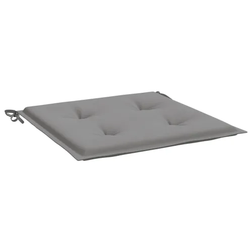 Jastuci za vrtne stolice 2 kom sivi 40x40x3 cm od tkanine - Siva 40 x 40 x 3 cm 2 Cijena