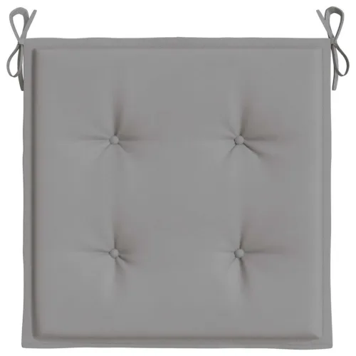 Jastuci za vrtne stolice 2 kom sivi 40x40x3 cm od tkanine - Siva 40 x 40 x 3 cm 2 Cijena
