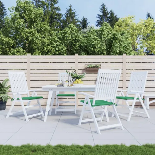 Jastuci za vrtne stolice 4 kom zeleni 50x50x3 cm tkanina Oxford - Zelena 50 x 50 x 3 cm 4 Cijena