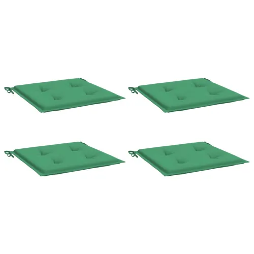 Jastuci za vrtne stolice 4 kom zeleni 50x50x3 cm tkanina Oxford - Zelena 50 x 50 x 3 cm 4 Cijena