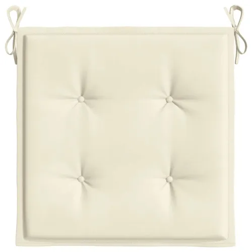 Jastuci za vrtne stolice 6 kom krem 40x40x3 cm od tkanine - Krem 40 x 40 x 3 cm 6 Cijena