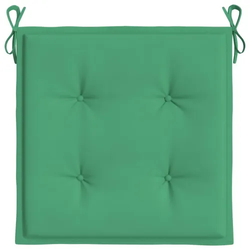 Jastuci za vrtne stolice 2 kom zeleni 40 x 40 x 3 cm od tkanine - Zelena 40 x 40 x 3 cm 2 Cijena