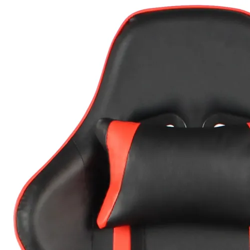 Okretna Gaming stolica crvena PVC - Crvena 1 Bez naslona za noge Cijena