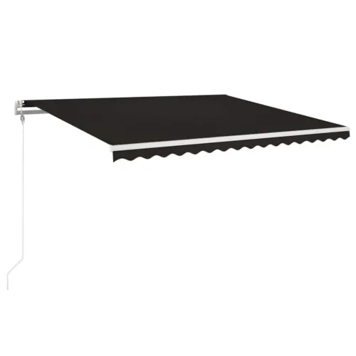 Automatska tenda sa senzorom za vjetar LED 450x350 cm antracit - Antracit 450 x 350 cm s bijelim okvirom Cijena