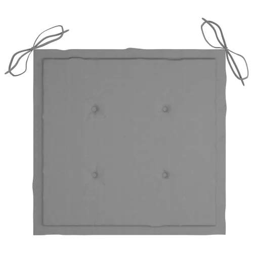 5-dijelni sklopivi vrtni blagovaonski set od bambusa - Siva 40 x 40 x 4 cm Cijena
