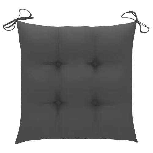 5-dijelni sklopivi vrtni blagovaonski set od bambusa - Antracit 40 x 40 x 7 cm Cijena