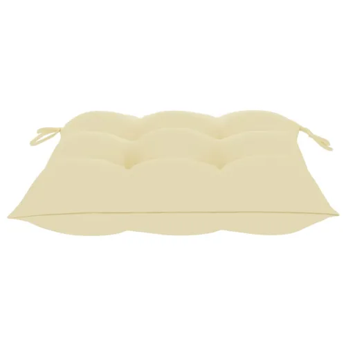5-dijelni sklopivi vrtni blagovaonski set od bambusa - Krema 40 x 40 x 7 cm Cijena