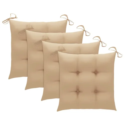 5-dijelni sklopivi vrtni blagovaonski set od bambusa - Bež 40 x 40 x 7 cm Cijena