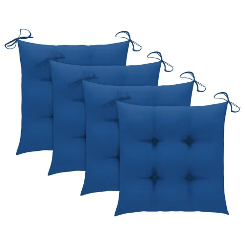 5-dijelni sklopivi vrtni blagovaonski set od bambusa - Plava 40 x 40 x 7 cm Cijena