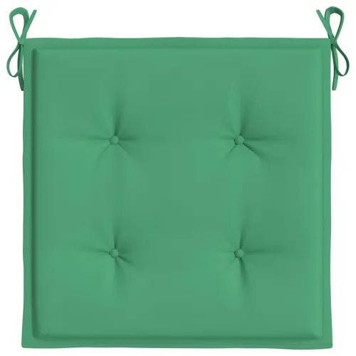 Jastuci za vrtne stolice 6 kom zeleni 40 x 40 x 3 cm od tkanine - Zelena 40 x 40 x 3 cm 6 Cijena
