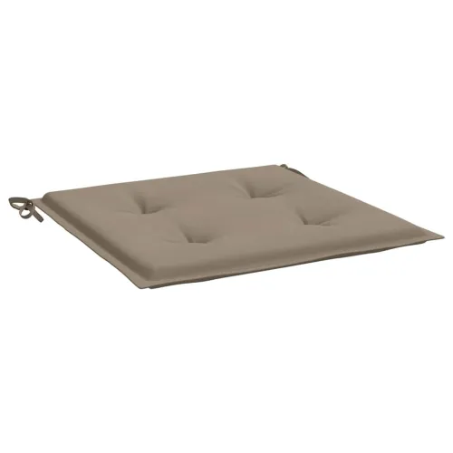 Jastuci za vrtne stolice 2 kom smeđesivi 40x40x3 cm od tkanine - Sivosmeđa 40 x 40 x 3 cm 2 Cijena