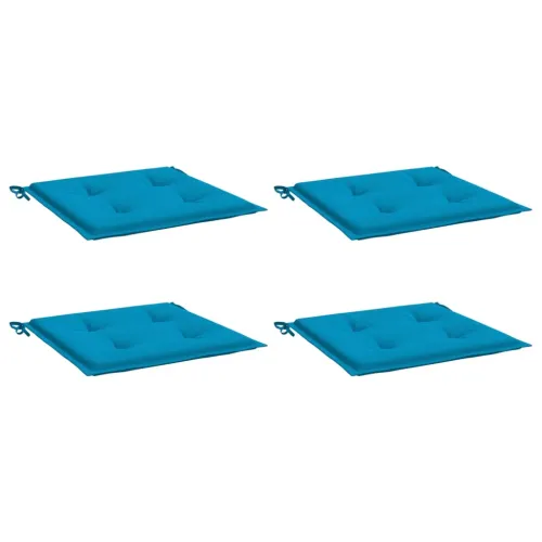 Jastuci za vrtne stolice 4 kom plavi 50 x 50 x 3 cm od tkanine - Plava 50 x 50 x 3 cm 4 Cijena