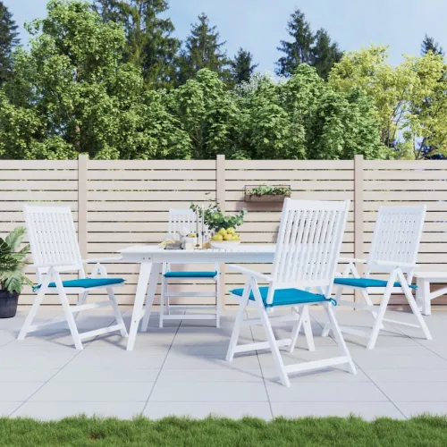Jastuci za vrtne stolice 4 kom plavi 50 x 50 x 3 cm od tkanine - Plava 50 x 50 x 3 cm 4 Cijena