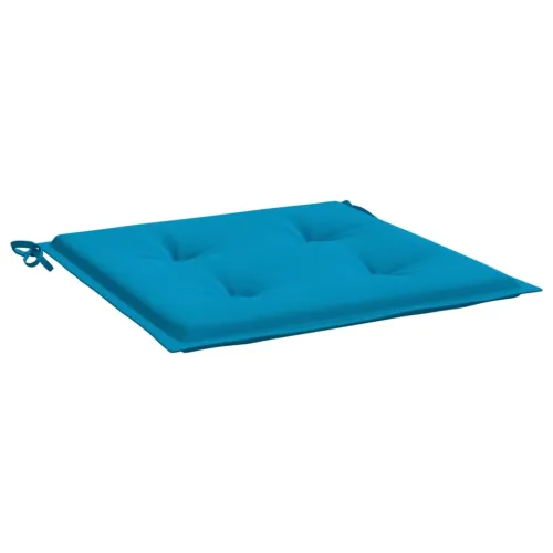 Jastuci za vrtne stolice 4 kom plavi 50 x 50 x 3 cm od tkanine - Plava 50 x 50 x 3 cm 4 Cijena