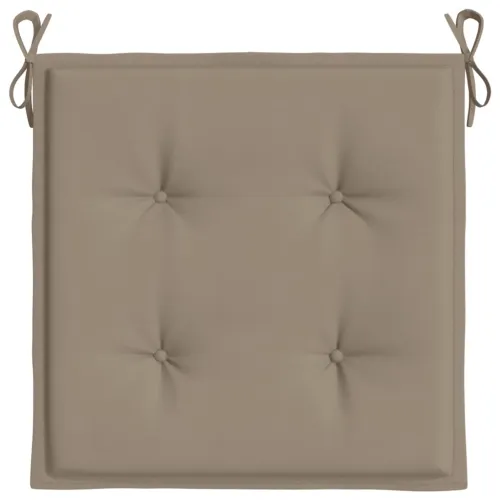 Jastuci za vrtne stolice 6 kom smeđesivi 50x50x3 cm od tkanine - Sivosmeđa 50 x 50 x 3 cm 6 Cijena