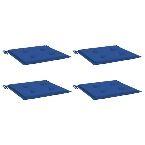 Jastuci za vrtne stolice 4 kom plavi 50 x 50 x 3 cm od tkanine - Kraljevski plava 50 x 50 x 3 cm 4 Cijena
