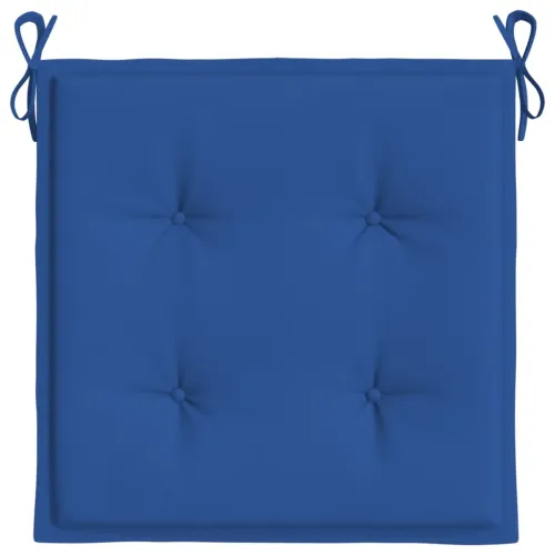 Jastuci za vrtne stolice 4 kom plavi 50 x 50 x 3 cm od tkanine - Kraljevski plava 50 x 50 x 3 cm 4 Cijena