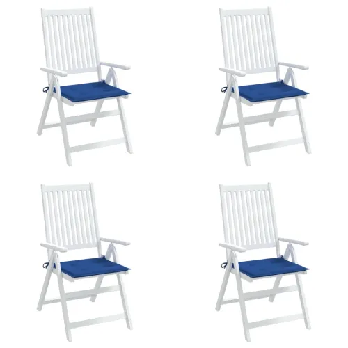 Jastuci za vrtne stolice 4 kom plavi 50 x 50 x 3 cm od tkanine - Kraljevski plava 50 x 50 x 3 cm 4 Cijena