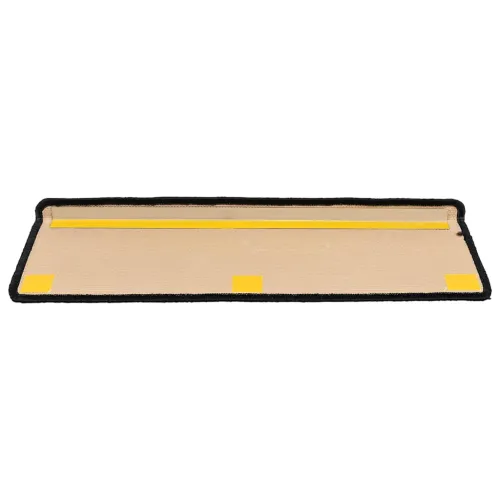 Ljepljivi tepisi za stepenice 15 kom 65x21x4 cm crno-sivi - Crna i siva 15 Pravokutno Cijena