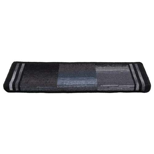 Ljepljivi tepisi za stepenice 15 kom 65x21x4 cm crno-sivi - Crna i siva 15 Pravokutno Cijena