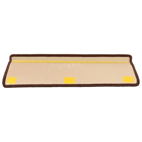 Ljepljivi tepisi za stepenice 15 kom 65x21x4 cm smeđi - Smeđa 15 Pravokutno Cijena