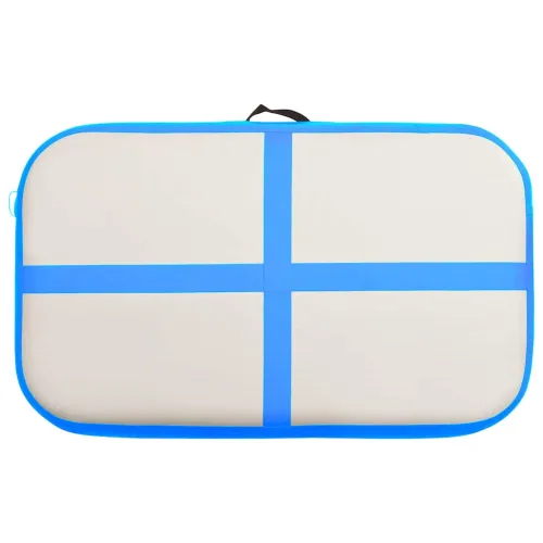 Strunjača na napuhavanje s crpkom 60 x 100 x 15 cm PVC plava - Siva i plava 60 x 100 x 15 cm Cijena