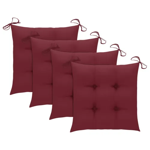 5-dijelni sklopivi vrtni blagovaonski set od bambusa - Boja crnog vina 40 x 40 x 7 cm Cijena