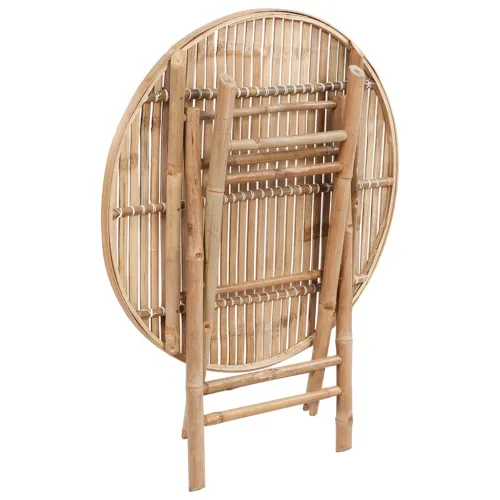 5-dijelni sklopivi vrtni blagovaonski set od bambusa - Boja crnog vina 40 x 40 x 7 cm Cijena