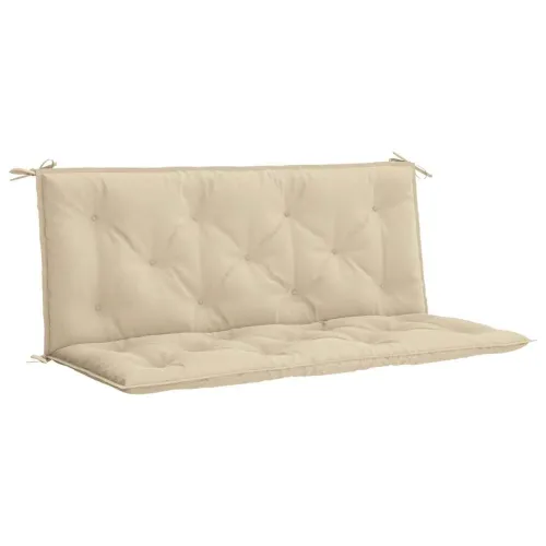 Jastuk za vrtnu klupu bež 120 x (50 + 50) x 7 cm tkanina Oxford - Bež 120 cm Cijena