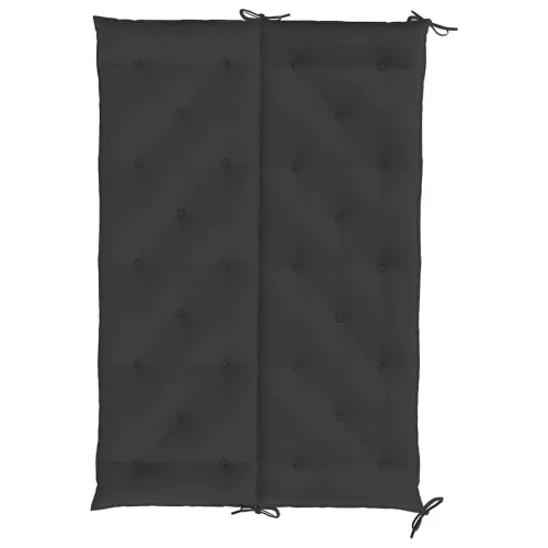 Jastuk za vrtnu klupu crni 150 x (50+50) x 7 cm tkanina Oxford - Crna 150 cm Cijena
