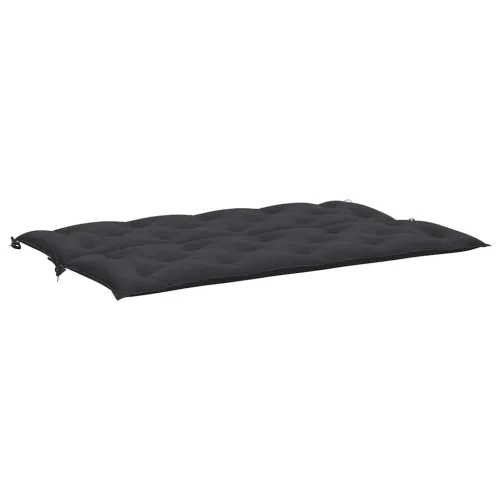 Jastuk za vrtnu klupu crni 150 x (50+50) x 7 cm tkanina Oxford - Crna 150 cm Cijena