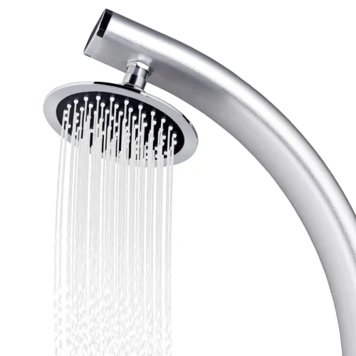 Vrtni tuš sa sivom bazom 220 cm aluminijski - Siva 110 x 62 x 5 cm 1 Cijena