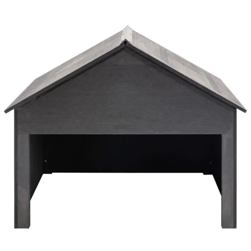 Garaža za kosilicu siva 80 x 80 x 70 cm WPC Cijena