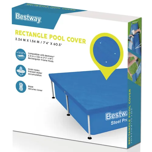 Bestway pokrivač za bazen Flowclear 221 x 150 cm - 221 x 150 cm 1 na na Cijena