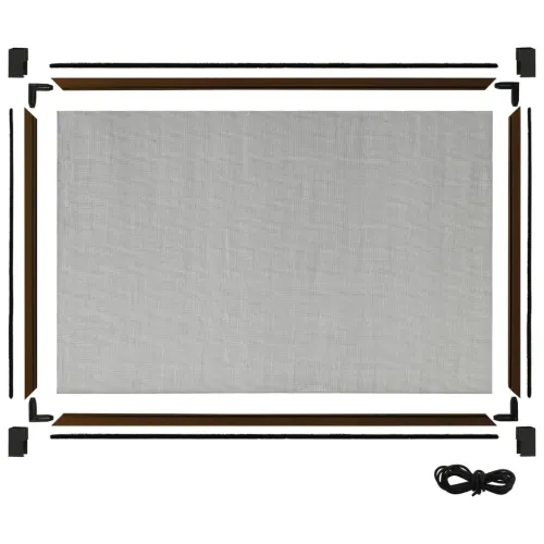 Proširivi zaslon protiv insekata smeđi (75 - 143) x 50 cm - Smeđa 143 x 50 cm Smeđa 143 x 50 cm Cijena