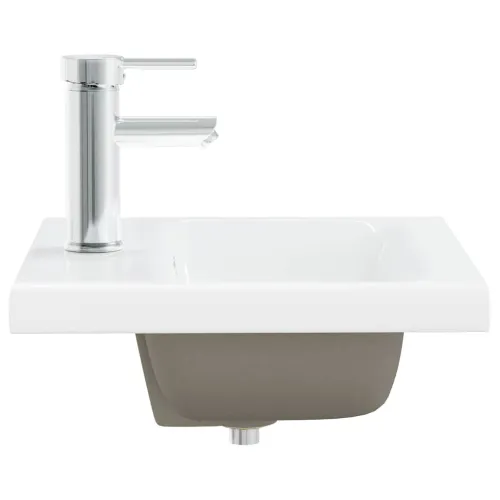 Ugradbeni Lavabo - Umivaonik sa slavinom 42x39x18 cm keramički bijeli - 42 x 39 x 18 cm Cijena