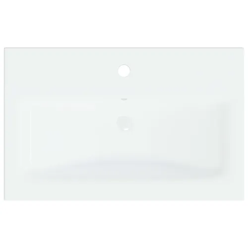 Ugradbeni Lavabo - Umivaonik sa slavinom 61x39x18 cm keramički bijeli - 61 x 39 x 18 cm Cijena