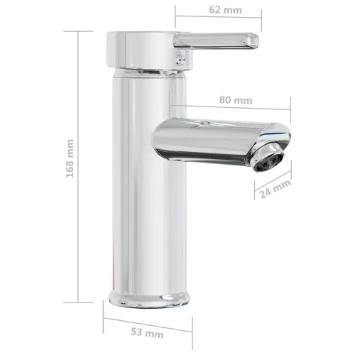 Ugradbeni Lavabo - Umivaonik sa slavinom 61x39x18 cm keramički bijeli - 61 x 39 x 18 cm Cijena