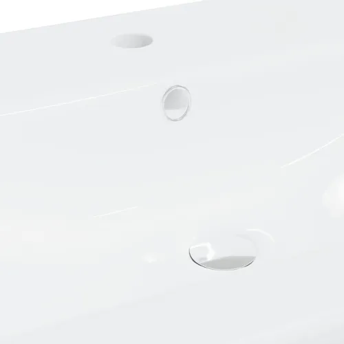 Ugradbeni Lavabo - Umivaonik sa slavinom 61x39x18 cm keramički bijeli - 61 x 39 x 18 cm Cijena