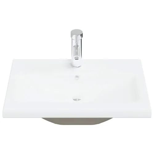 Ugradbeni Lavabo - Umivaonik sa slavinom 61x39x18 cm keramički bijeli - 61 x 39 x 18 cm Cijena