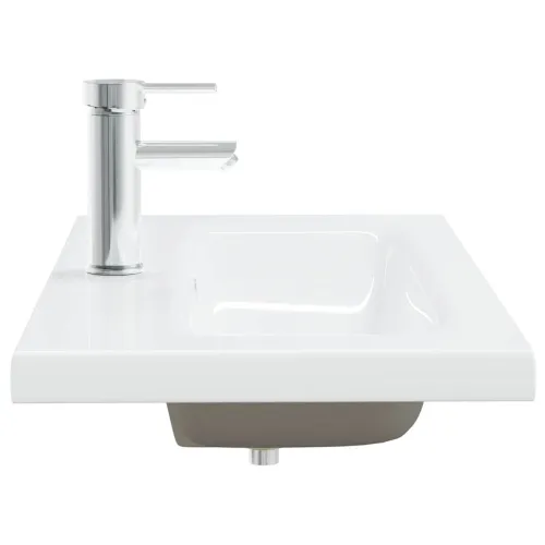 Ugradbeni Lavabo - Umivaonik sa slavinom 81x39x18 cm keramički bijeli - 81 x 39 x 18 cm Cijena