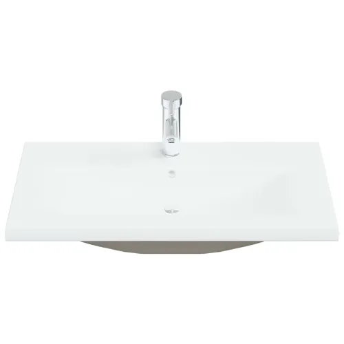 Ugradbeni Lavabo - Umivaonik sa slavinom 81x39x18 cm keramički bijeli - 81 x 39 x 18 cm Cijena