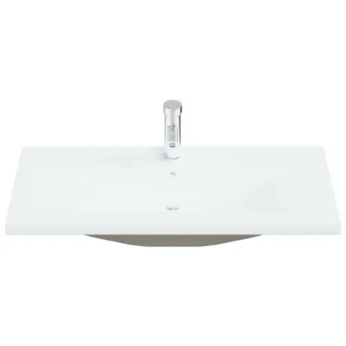Ugradbeni Lavabo - Umivaonik sa slavinom 91x39x18 cm keramički bijeli - 91 x 39 x 18 cm Cijena
