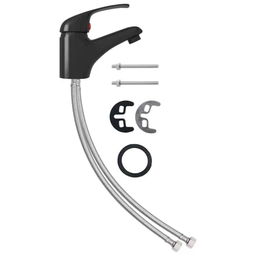 Miješalica za Lavabo - Umivaonik crna 13 x 10 cm - Crna Crna Cijena
