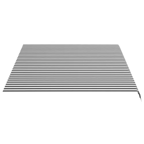 Platno za tendu - Zamjenska tkanina za tendu antracit i bijela 400x300 cm poliester - Antracit i bijela 4 × 3 m Cijena